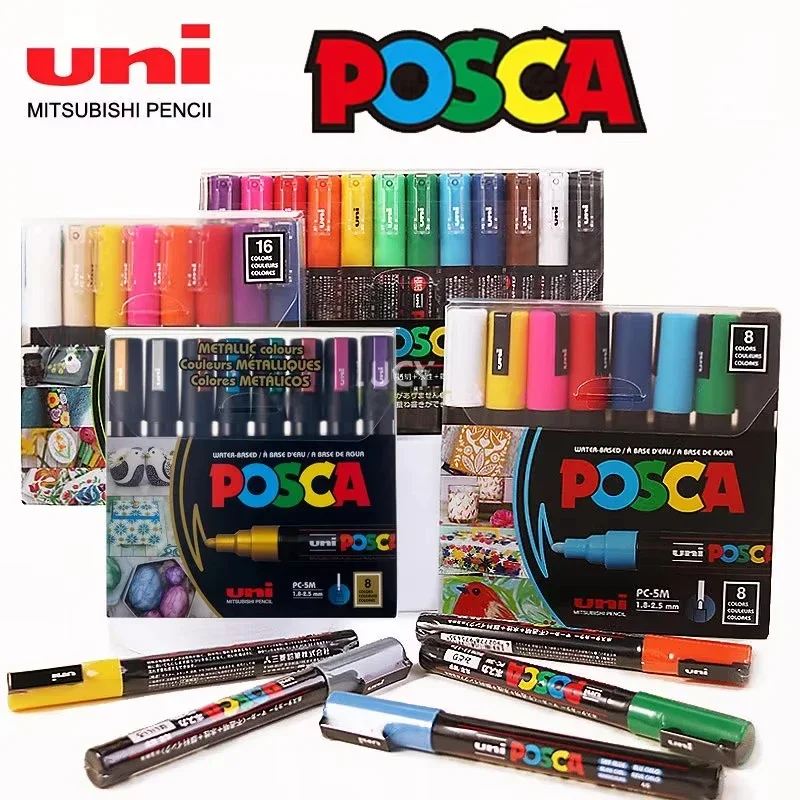 Copic Marker Classic - Uni Posca Art Marker Set 7/8/12/16