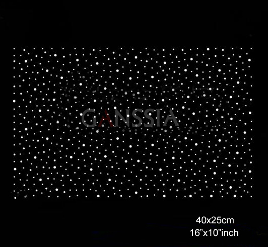 Hotfix Rhinestone Sheet - 4pcs/lot (40x25cm) Stylish Stars Hotfix Rhinestone