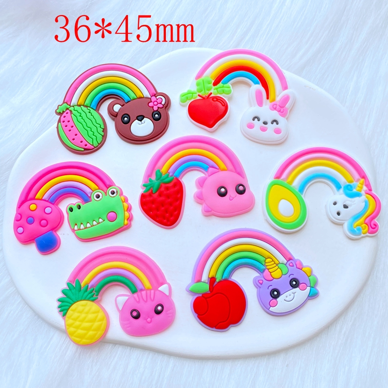 10Pcs New Cute Fruit Animal Ra - Embellishment Glue Craft ulasan dan harga
