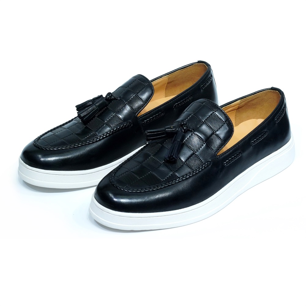 Luxury Mens Tassel Loafer Shoe - Tassel Fringe Trim ulasan dan harga