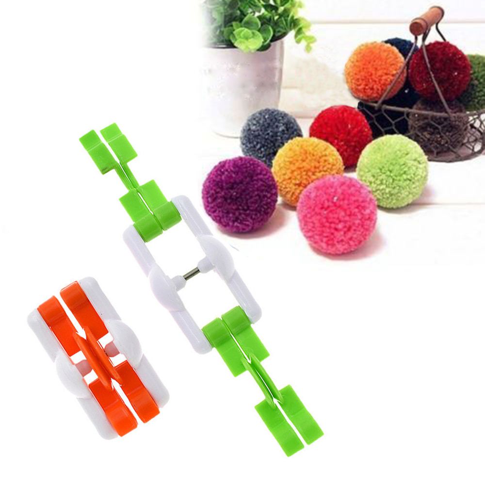2pcs/lot Fashion Needle Craft  - Pom Pom Maker Tool ulasan dan harga