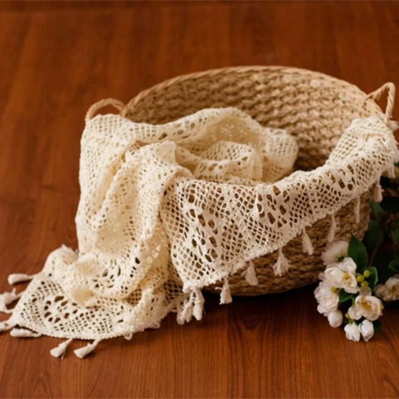 Newborn Photography Props Phot - Tassel Fringe Trim ulasan dan harga