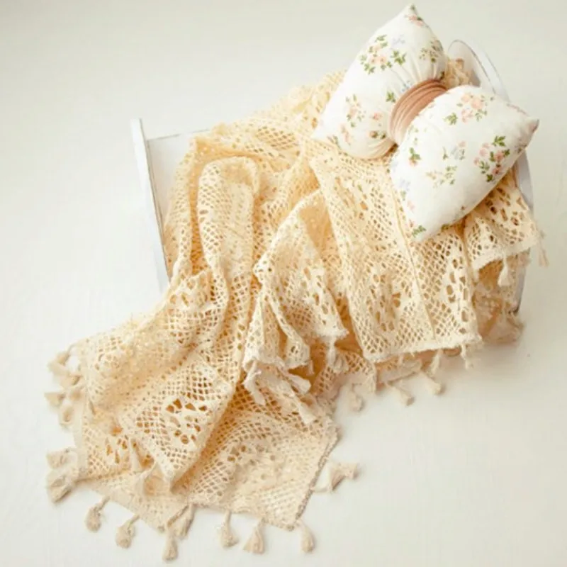 Newborn Photography Props Phot - Tassel Fringe Trim ulasan dan harga