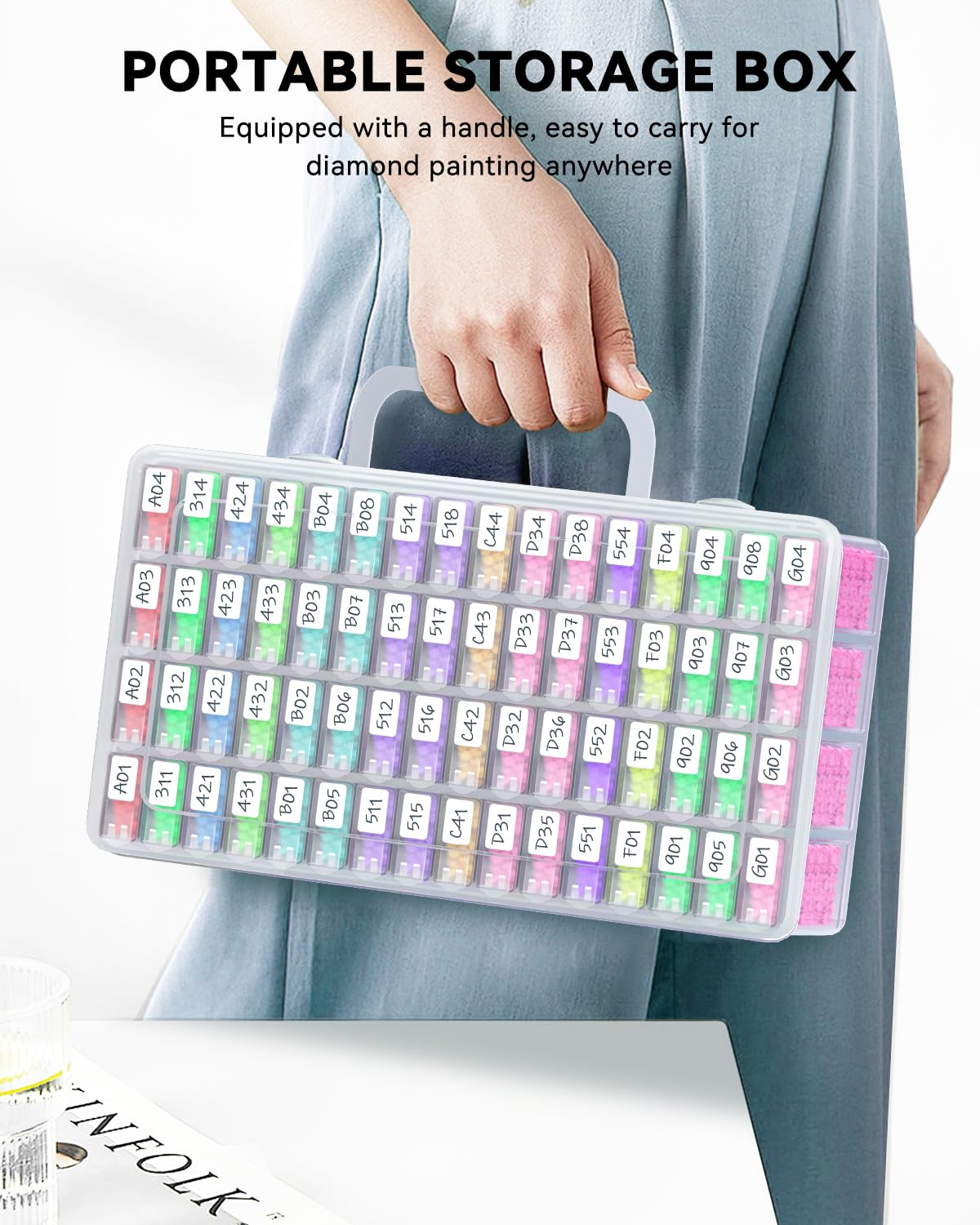 5D DIY Diamond Painting Tools  - Craft Embellishment Storage ulasan dan harga