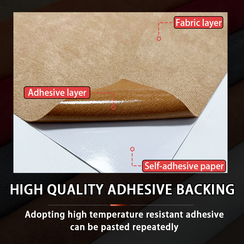 30x200cm Self Adhesive Suede F - Velvet Ribbon Roll ulasan dan harga