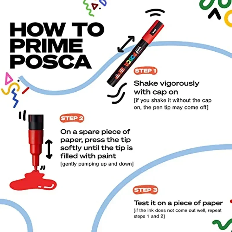 Uni Posca Art Marker Set 7/8/1 - Copic Marker Classic ulasan dan harga
