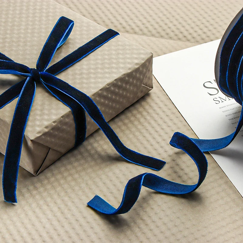 50Yards/roll Velvet Flocking R - Velvet Ribbon Roll ulasan dan harga