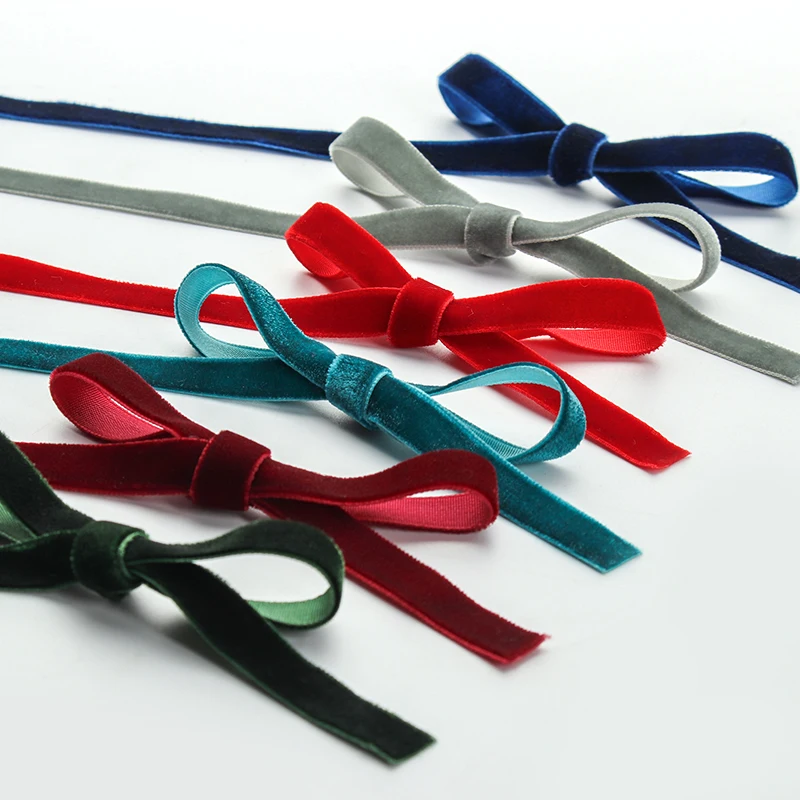 50Yards/roll Velvet Flocking R - Velvet Ribbon Roll ulasan dan harga