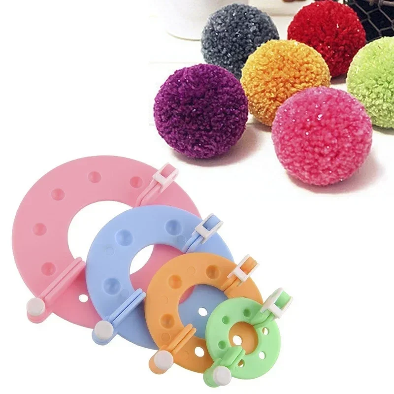 8PCS 4 Sizes Fluff Ball Weaver - Pom Pom Maker Tool ulasan dan harga