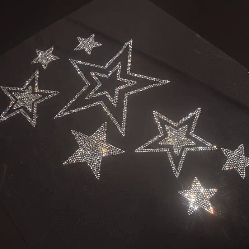 Shimmering rhinestone Hot stam - Hotfix Rhinestone Sheet ulasan dan harga