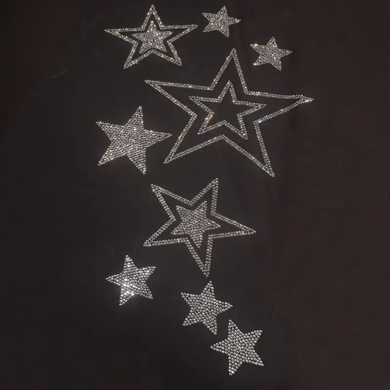 Shimmering rhinestone Hot stam - Hotfix Rhinestone Sheet ulasan dan harga