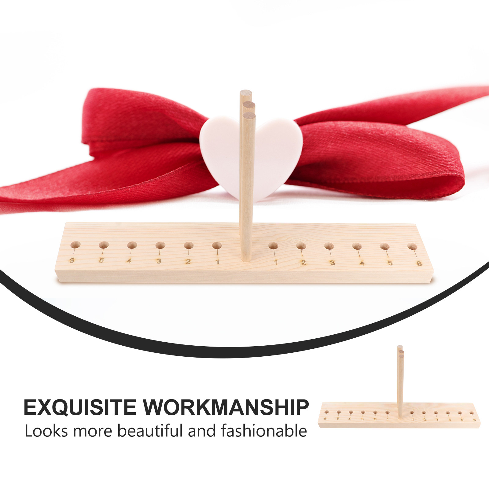 Wooden Bowknot Maker Tool for  - Pom Pom Maker Tool ulasan dan harga