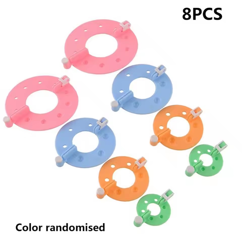 8PCS 4 Sizes Fluff Ball Weaver - Pom Pom Maker Tool ulasan dan harga
