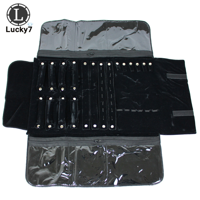 Portable Zipper Velvet Jewelry - Velvet Ribbon Roll ulasan dan harga