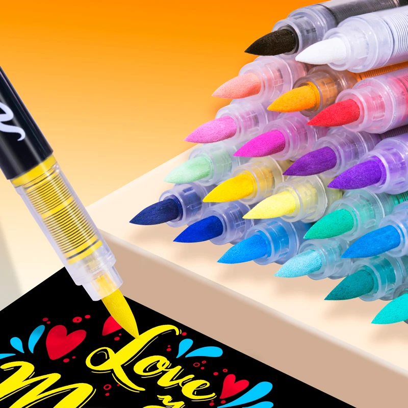 3Pcs Acrylic White Marker Brus - Copic Marker Classic ulasan dan harga