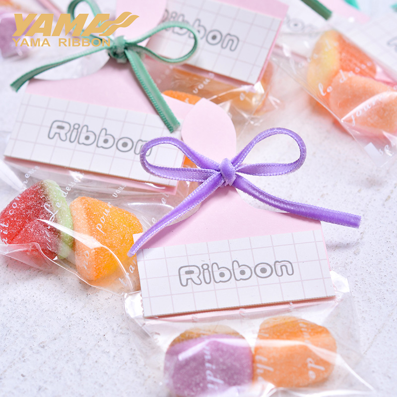 YAMA-Monochrome Velvet Ribbon, - Velvet Ribbon Roll ulasan dan harga