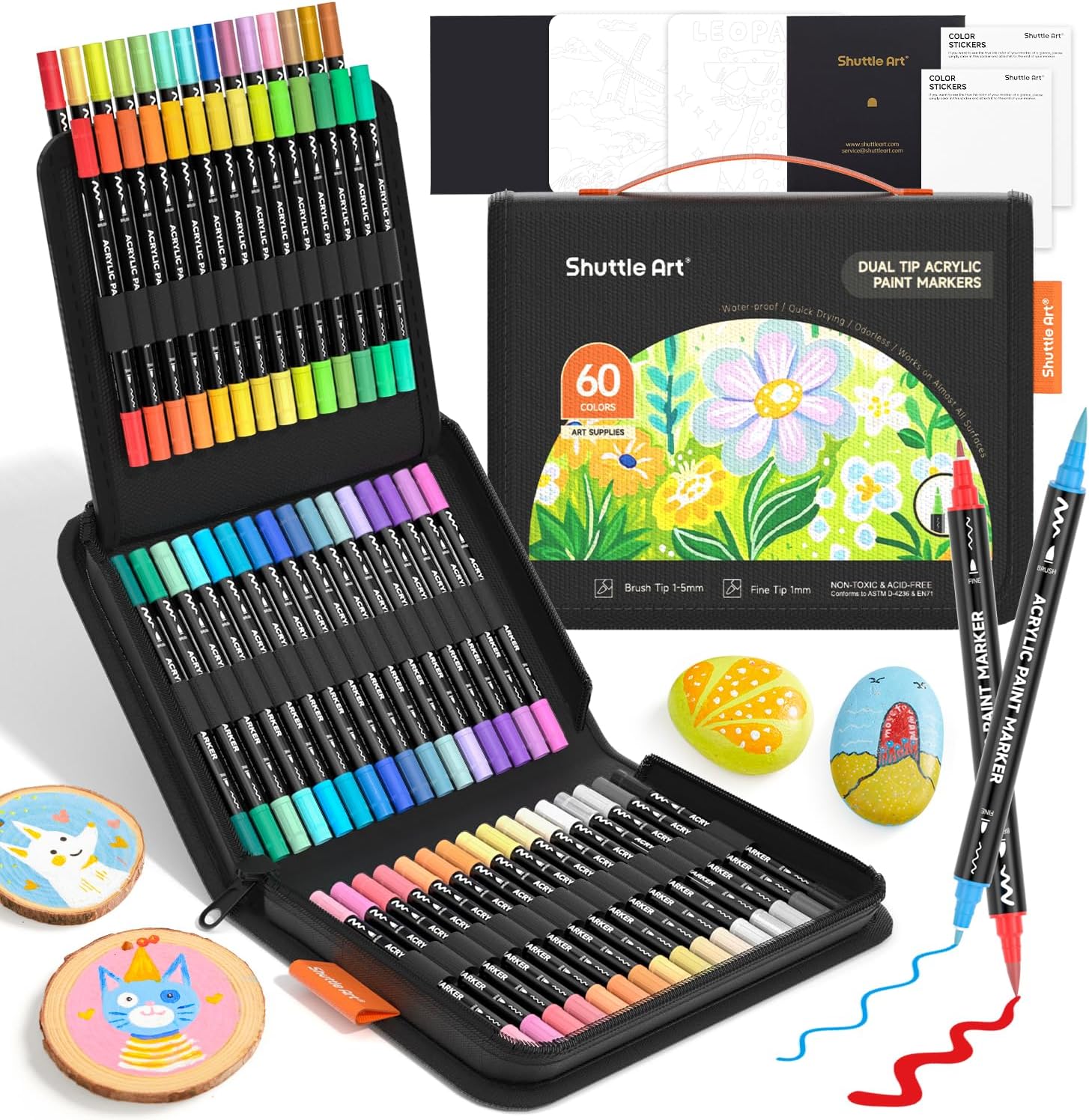 Shuttle Art 60 Colors Dual Tip - Copic Marker Classic ulasan dan harga