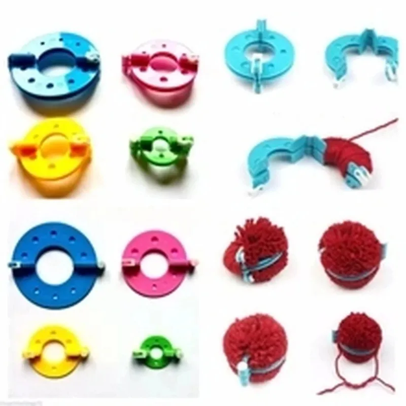 8PCS 4Sizes Fluff Ball Weaver  - Pom Pom Maker Tool ulasan dan harga