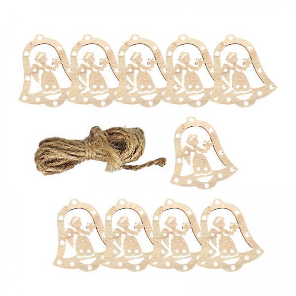 Unfinished Wooden Cutouts Xmas - Christmas Craft Embellishment ulasan dan harga