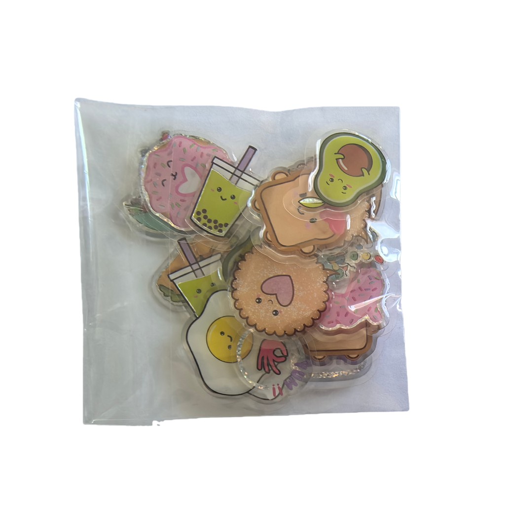45 Pcs Adorable Epoxy Stickers - Craft Embellishment World ulasan dan harga