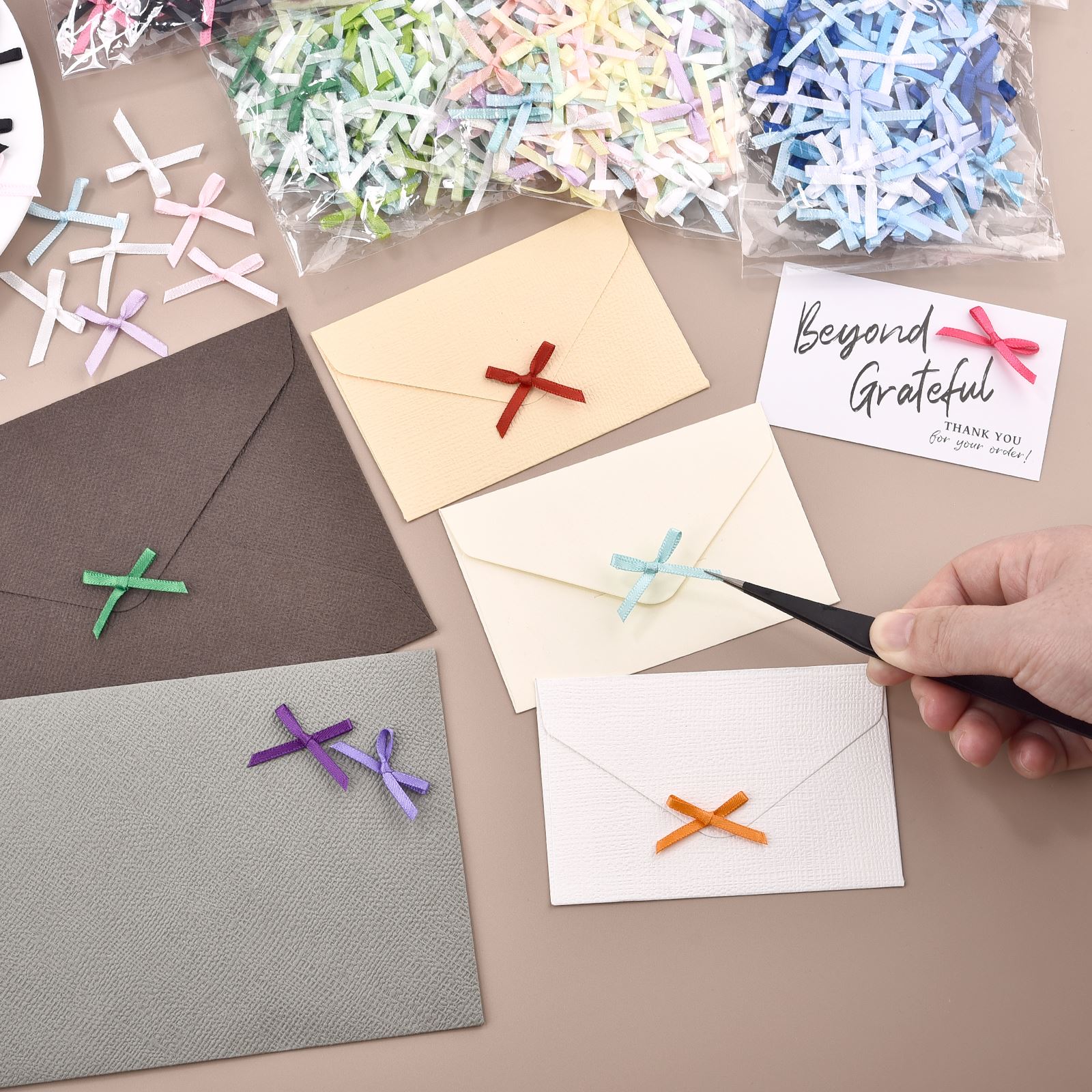 100Pcs 3mm Ribbons Mini Satin  - Christmas Craft Embellishment ulasan dan harga