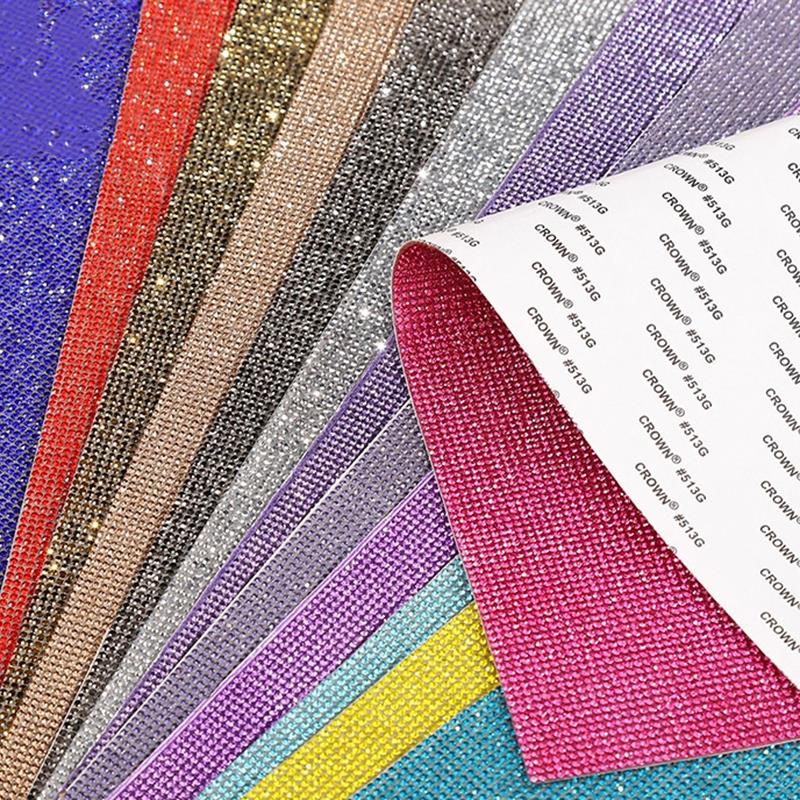 12x20cm Self Adhesive Rhinesto - Hotfix Rhinestone Sheet ulasan dan harga