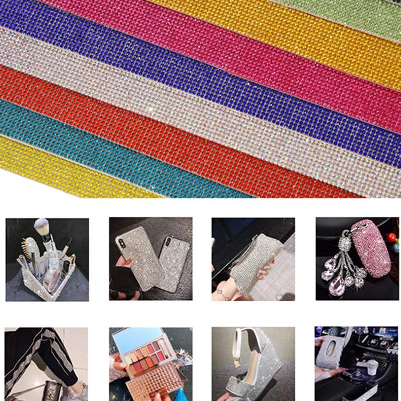12x20cm Self Adhesive Rhinesto - Hotfix Rhinestone Sheet ulasan dan harga