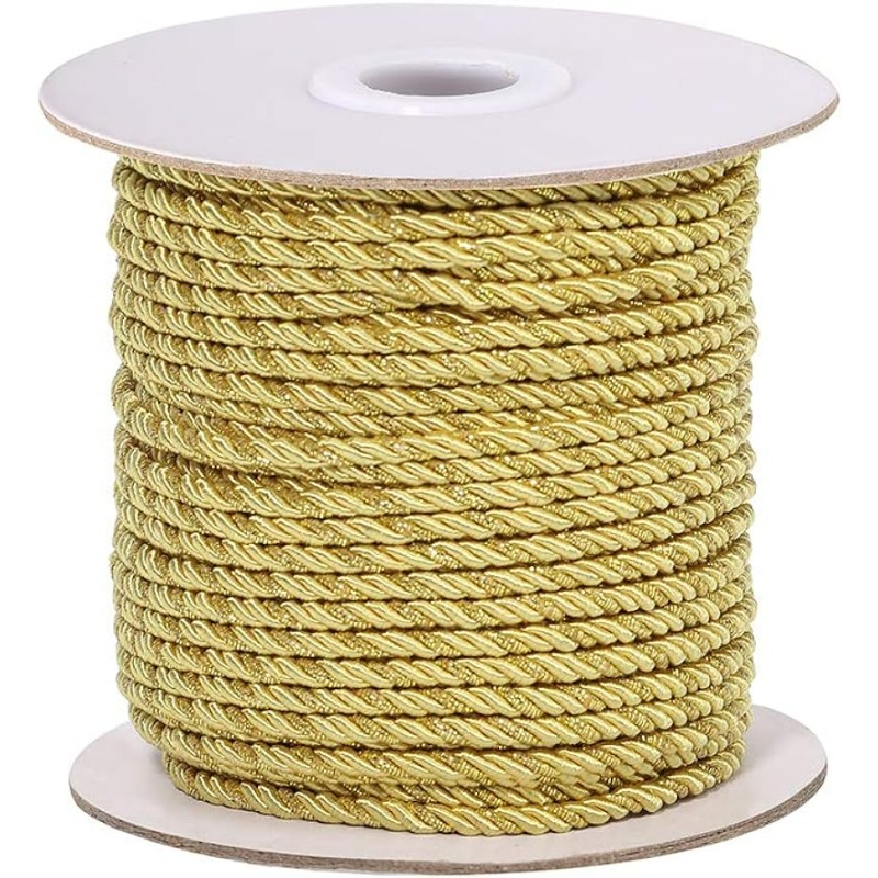 3mm / 35 Yards Metallic Twiste - Cord Trim Twisted ulasan dan harga