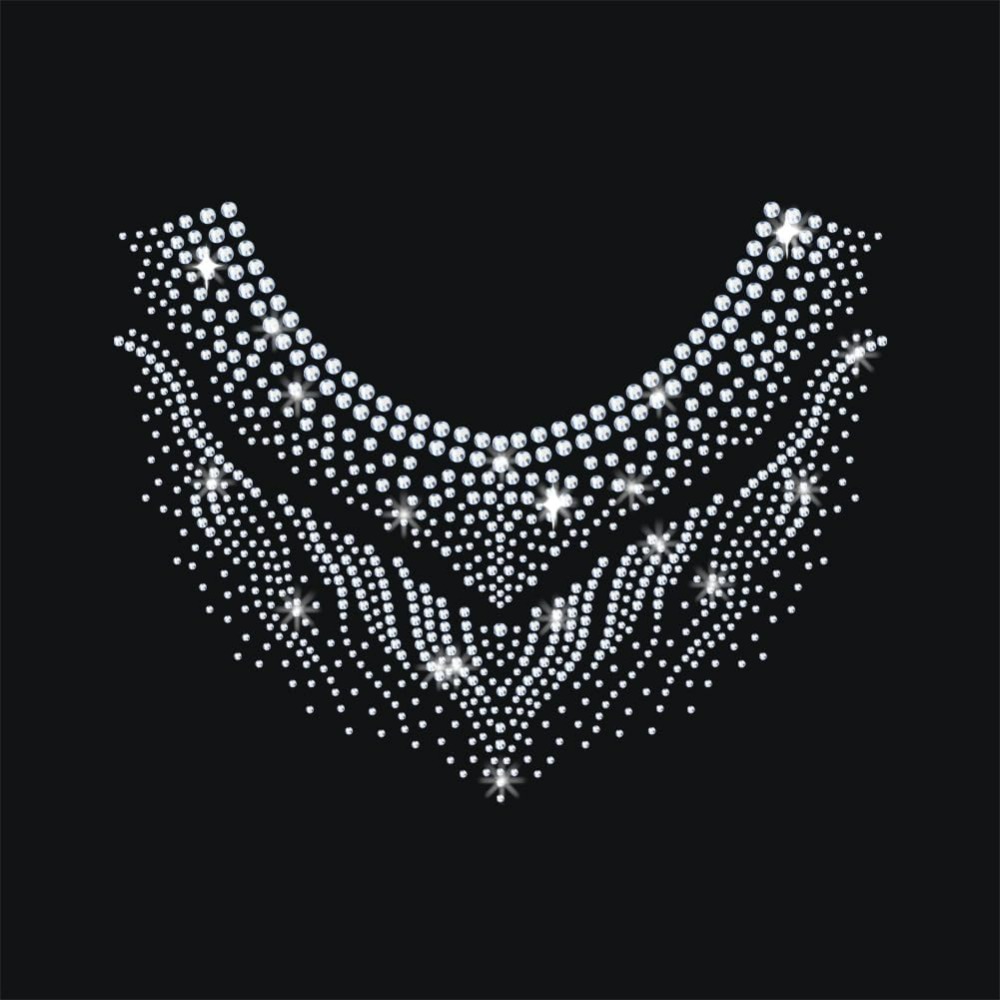 Gym Suit Pattern Iron on Rhine - Hotfix Rhinestone Sheet ulasan dan harga
