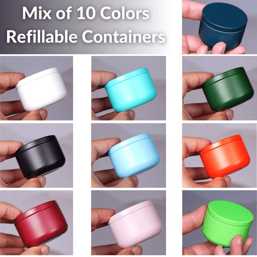 Tea Can with Airtight Lids Tin - Craft Embellishment Storage ulasan dan harga