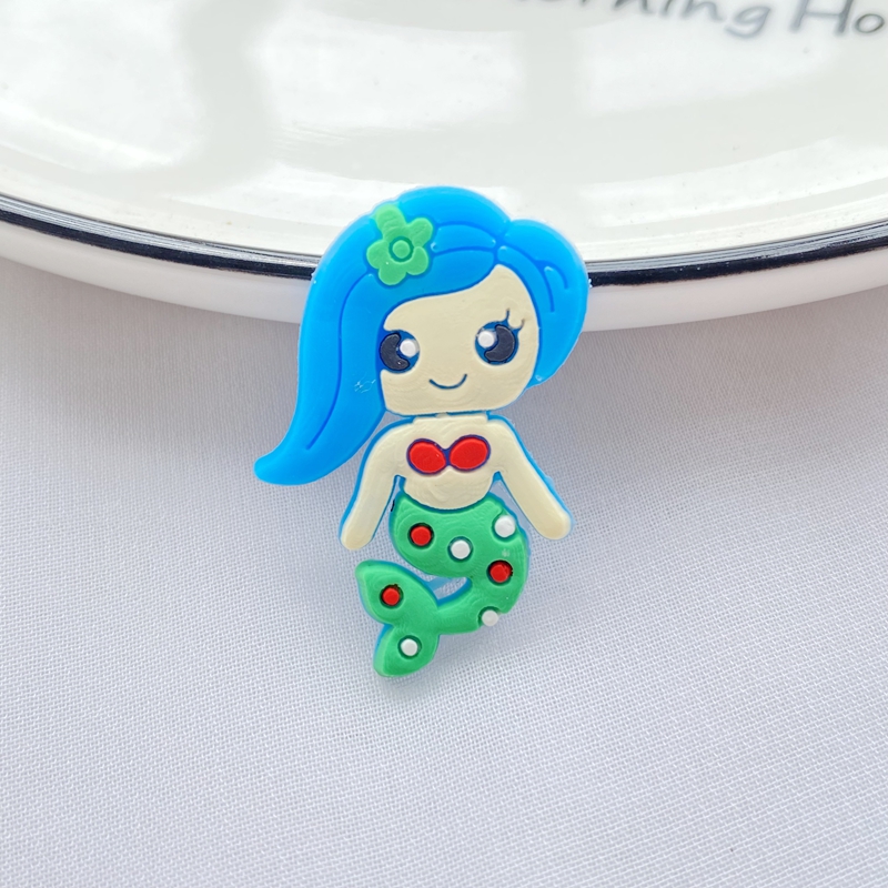 10pcs New Cute Cartoon Mermaid - Embellishment Glue Craft ulasan dan harga