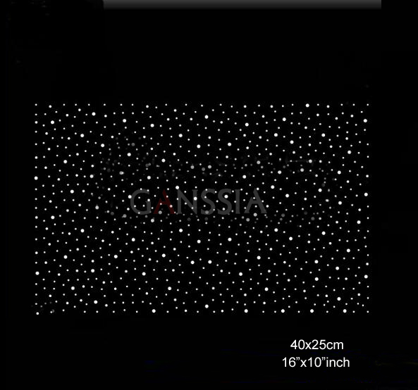 4pcs/lot (40x25cm) Stylish Sta - Hotfix Rhinestone Sheet ulasan dan harga