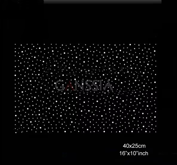 4pcs/lot (40x25cm) Stylish Sta - Hotfix Rhinestone Sheet ulasan dan harga