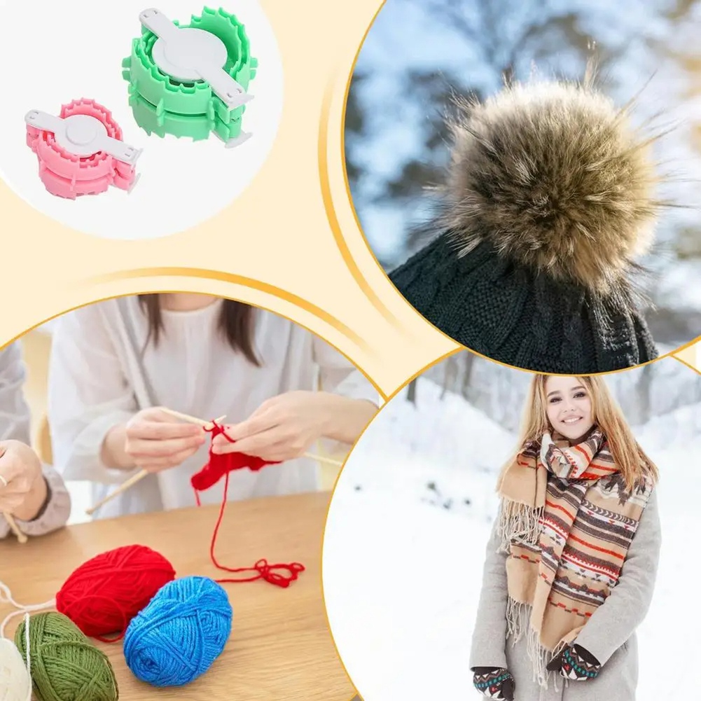 AC76-Pom Pom Maker Fluffs Ball - Pom Pom Maker Tool ulasan dan harga