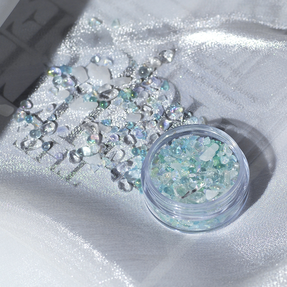 DIY Seashell Resin Gems Irregu - Embellishment Glue Craft ulasan dan harga