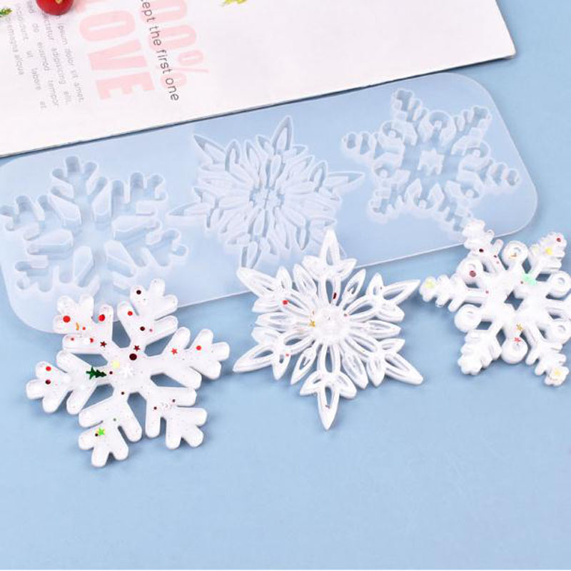 Christmas Hollow Snowflake Orn - Christmas Craft Embellishment ulasan dan harga