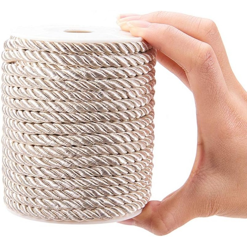 About 50 Feet Craft Nylon Rope - Cord Trim Twisted ulasan dan harga