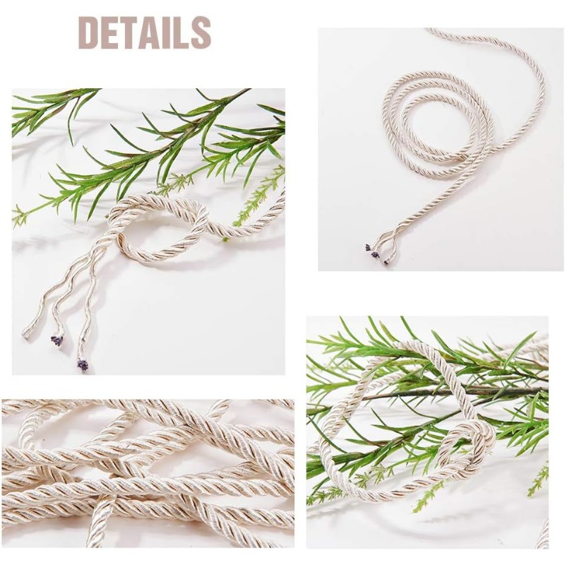 About 50 Feet Craft Nylon Rope - Cord Trim Twisted ulasan dan harga