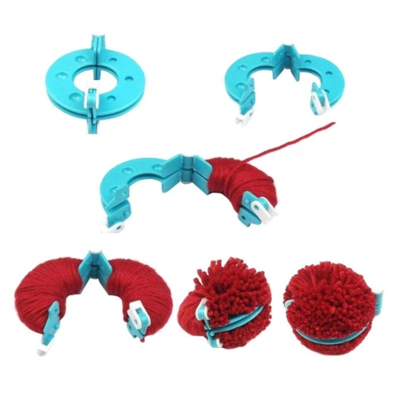 L43A 4Pcs DIY Wool Yarn Knitti - Pom Pom Maker Tool ulasan dan harga